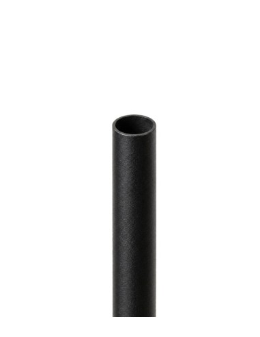 Pajita mini negra PLA 6x140mm (250uds)