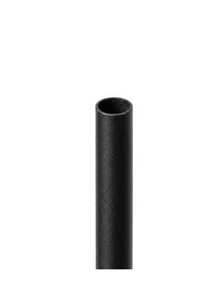 Pajita mini negra PLA 6x140mm (250uds)
