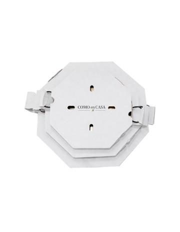 Caja para Paellas Microcanal Blanca | Envase Arroz para Llevar