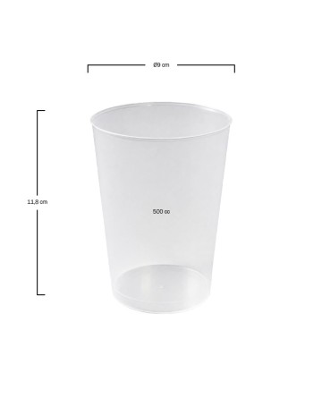 Vaso sidra irrompible 500cc (375Uds) 2
