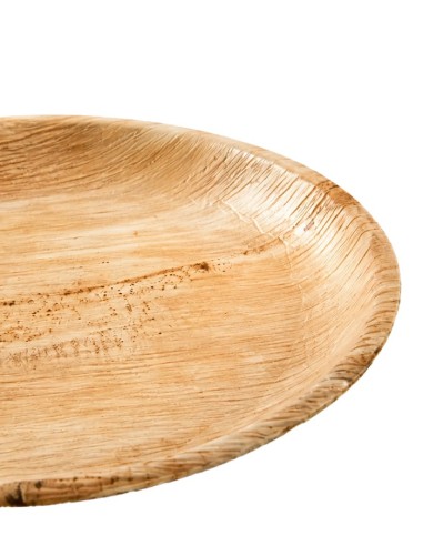 Plato Hoja de Palma Biodegradable Redondo | Betik (100 uds)