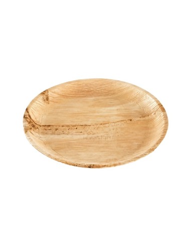 Plato Hoja de Palma Biodegradable Redondo | Betik (100 uds)