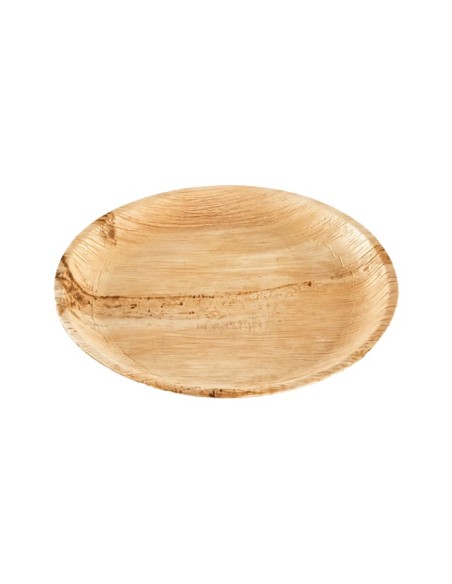 Plato Hoja de Palma Biodegradable Redondo | Betik (100 uds)
