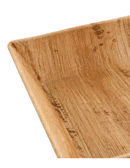 Plato Hondo Hoja de Palma 16x16 cm Biodegradable | Betik