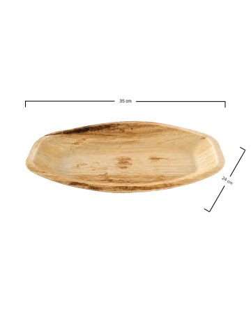 Bandeja Hoja de Palma 35x24 cm Biodegradable | Betik 2