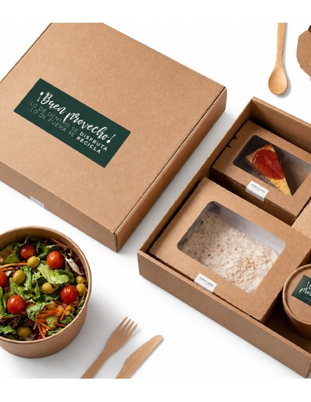 Caja Kraft Automontable 30x30x8cm (100uds)