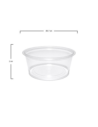 Salsera PP con Tapa Bisagra