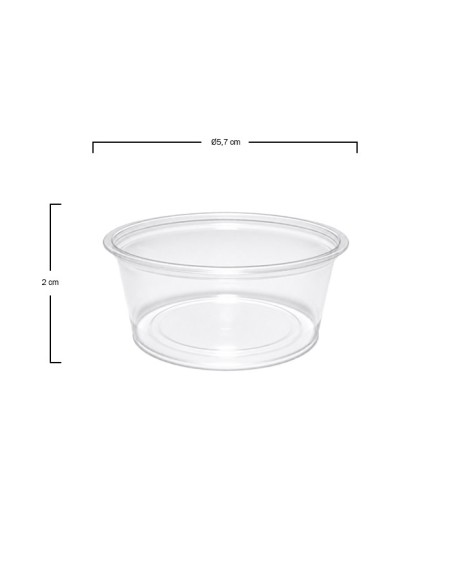 Salsera PP con Tapa Bisagra