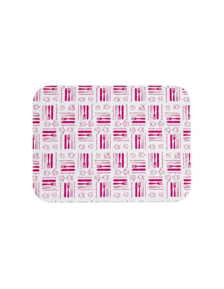 Tapa envase aluminio rectangular