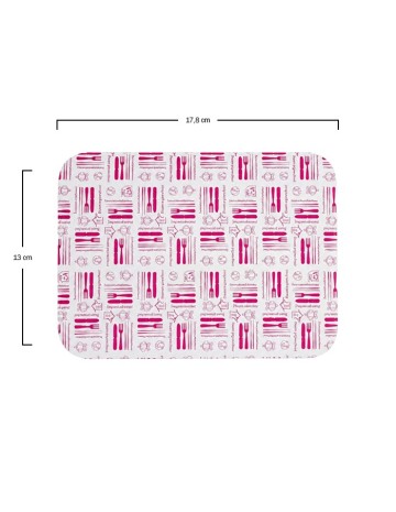 Tapa envase aluminio rectangular 2