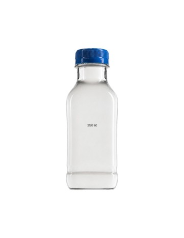 Botella Marta PET cuadrada 1L, boca 38mm+tapón (60uds) - Muñoz B 2