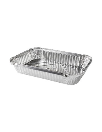 Envase de aluminio rectangular
