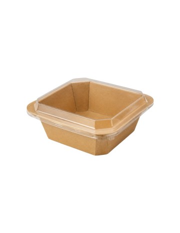 Tapa Envase Termosellable Kraft PP 178x178mm (300Uds)