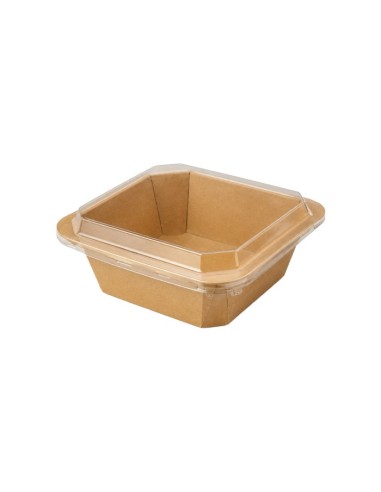Tapa Envase Termosellable Kraft PP 178x178mm (300Uds)