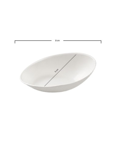 Salsera Huevo Bagazo 8cm - Betik (3000Uds)