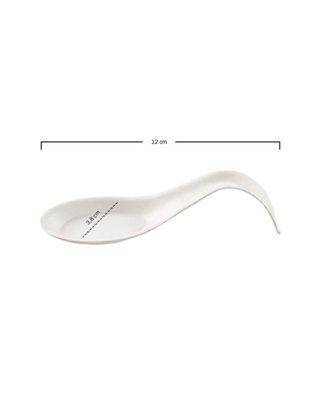 Cuchara Inclinada Bagazo Blanco 12cm - Betik (750Uds)