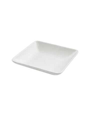 Mini Plato Bagazo Blanco 6,5cm - Betik (3000Uds)