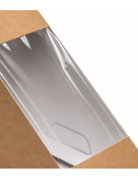 Envase Sandwich con Ventana 12,3x12,3x7,3cm (500uds)