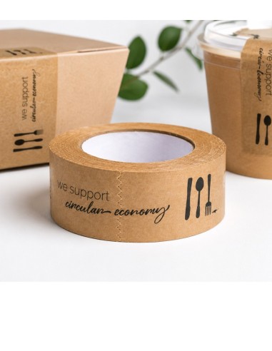 Cinta adhesiva decorativa y de seguridad para envases ECO (16uds)