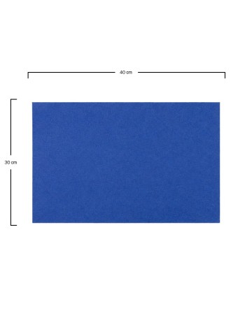 Mantel reutilizable cortado azul 30x40 (500uds) 2