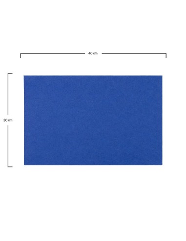 Mantel reutilizable cortado azul 30x40 (500uds)