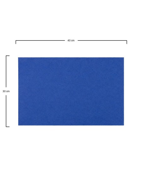 Mantel reutilizable cortado azul 30x40 (500uds)