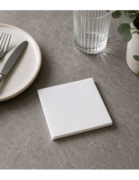 Servilleta Blanca 2C 40x40cm - Tissuan (2400uds)