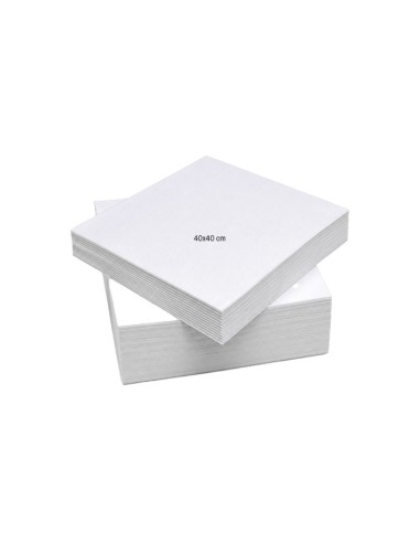 Servilleta Blanca 2C 40x40cm - Tissuan (2400uds)