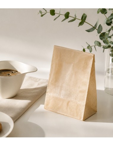 Bolsa de papel kraft 9x32+5cm (1000uds)