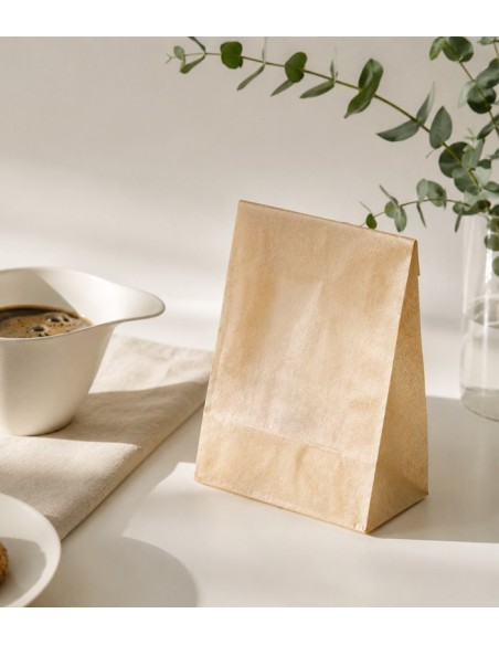 Bolsa de papel kraft 9x32+5cm (1000uds)