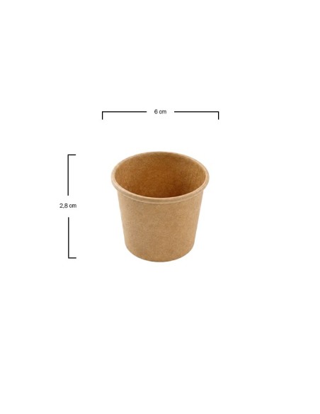 Salsera Cartón Kraft 30ml - Betik (2000Uds)
