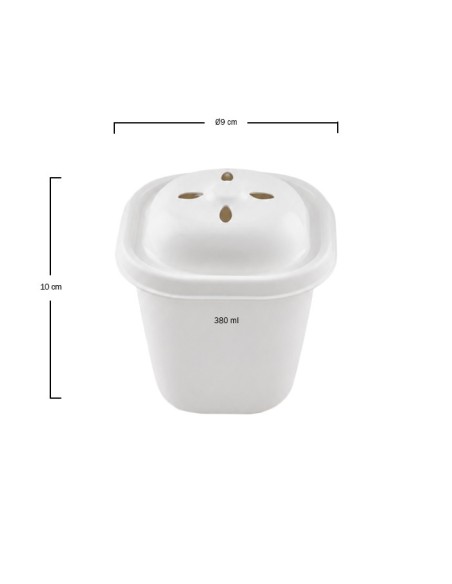 Envase Patatas Bagazo Blanco Eko 380ml - Cookplay (250Uds)