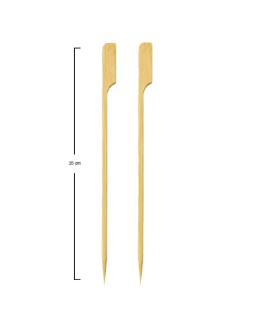 Brocheta de bambú golf (1000uds) 2