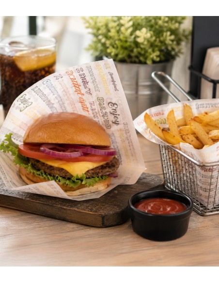 Bolsa Burger Antigrasa - Betik (500Uds)