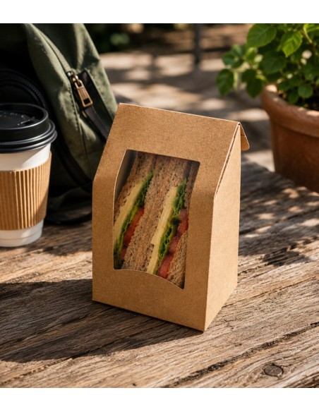 Caja Wraps Kraft PLA 9,5x5,3x15cm - Betik (600Uds)