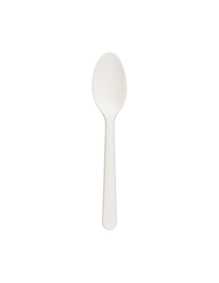 Cuchara CPLA Blanca Enfundada 12,5cm - Betik (500Uds)