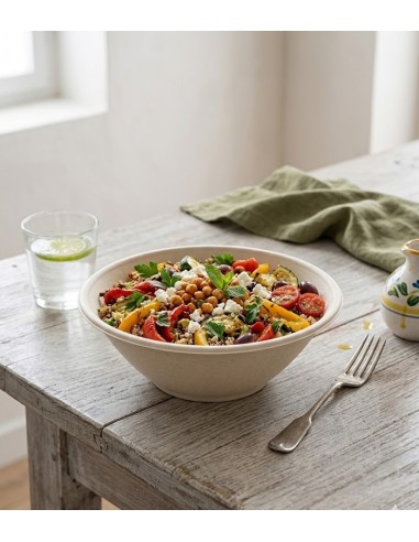Ensaladera de Bagazo Crema - Betik (600Uds)