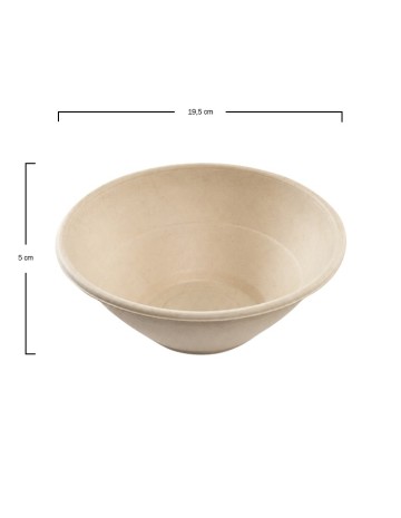 Ensaladera de Bagazo Crema - Betik (600Uds) 2