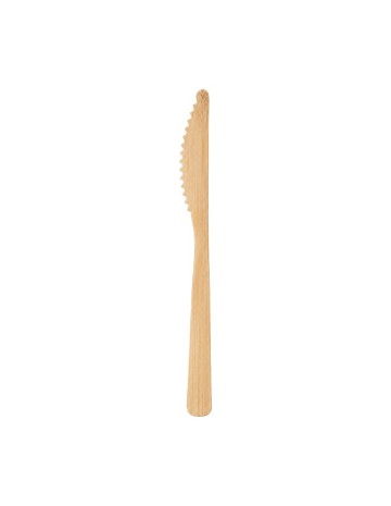 Cuchillo Bambú 17cm - Betik (1500Uds)