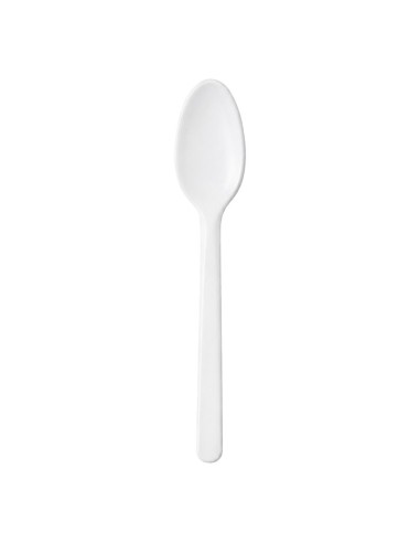 Cucharita Blanca Maíz Enfundada 12,5cm - Betik (500Uds)