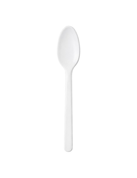 Cucharita Blanca Maíz Enfundada 12,5cm - Betik (500Uds)