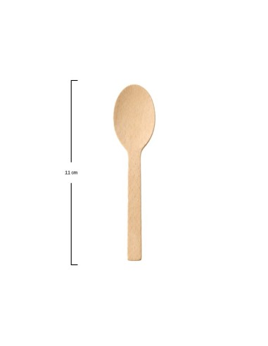 Cucharita Bambú 11cm - Betik (1500Uds)