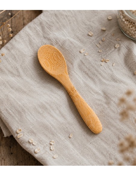 Mini cucharita bambú 9cm (100Uds)