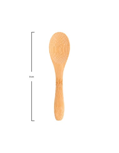 Mini cucharita bambú 9cm (100Uds)