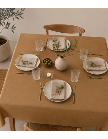 Mantel natural 100x100cm 40gr (500Uds)