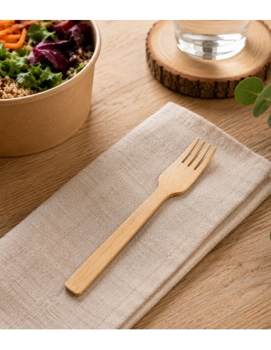 Tenedor Bambú 17cm - Betik (1500Uds)