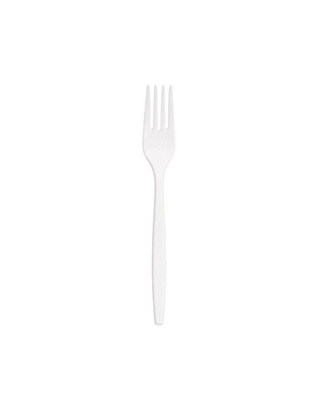 Tenedor Blanco Maiz Enfundado 17,5cm - Betik (500Uds)