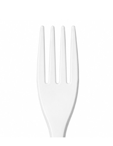 Tenedor CPLA Blanco Enfundado 16,8cm - Betik (500Uds)