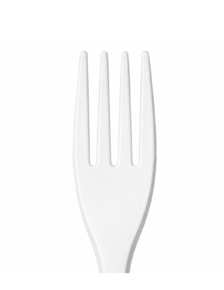 Tenedor CPLA Blanco Enfundado 16,8cm - Betik (500Uds)