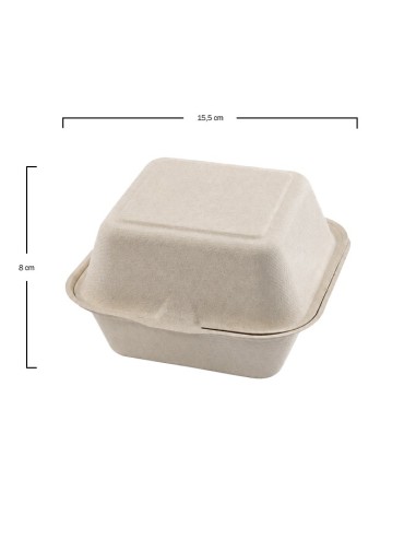 Envase Burger Bagazo Crema 480ml - Betik (500Uds)